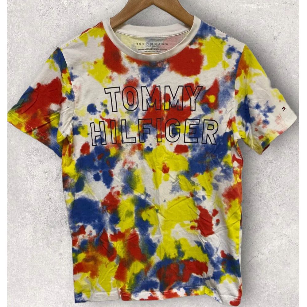 Tommy Hilfiger Women's Tie-Dye T Shirt Fits Size‎ Medium